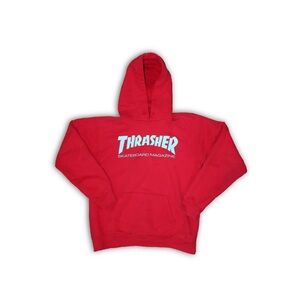 Red Small Thrasher Hoodie